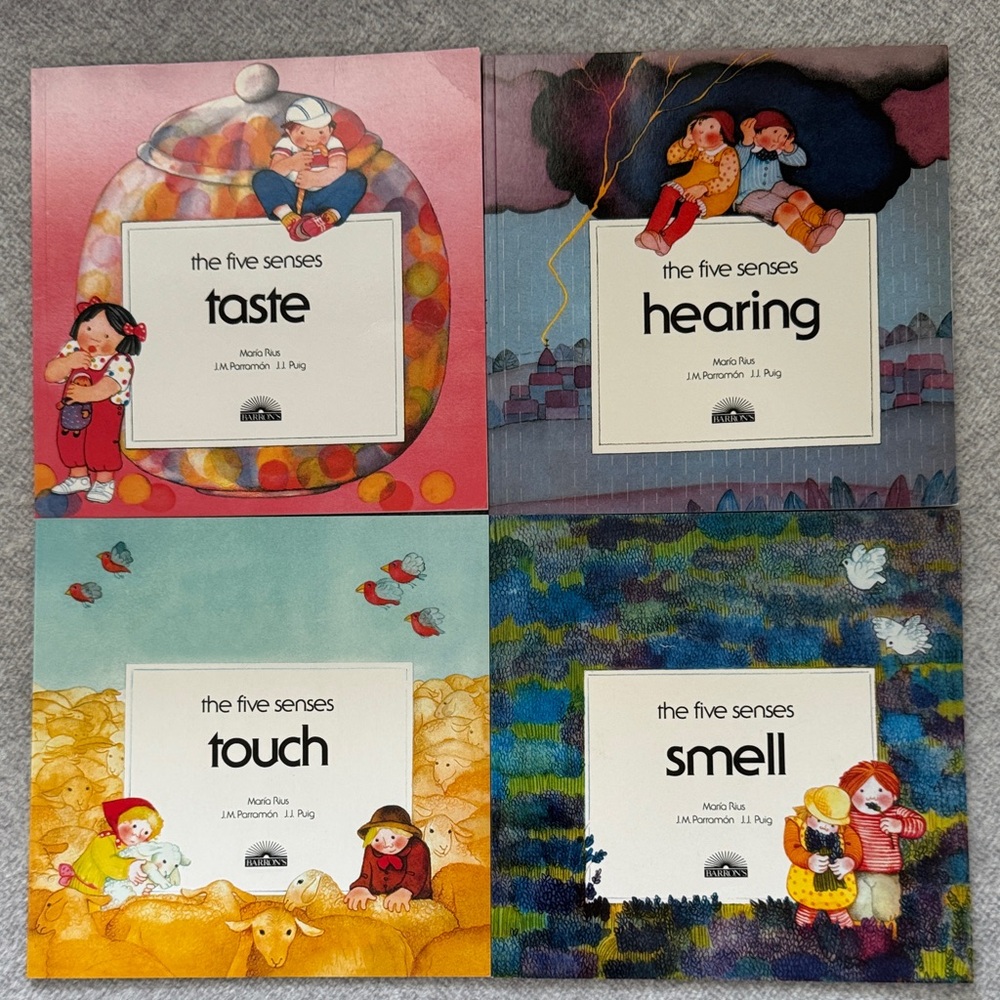 The Five Senses Learning Book Set for Kids